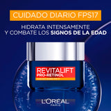 Pack Skin Care Loreal Rostro Crema Día Pro-Retinol 50ml + Skin Care Loreal Rostro Serum Facial Noche Retinol 30ml
