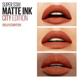 Labial Larga Duración Superstay Matte Ink City 130 Self-Starter