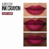 Labial Super Stay Ink Crayon 60 Accept A Dare Maybelline