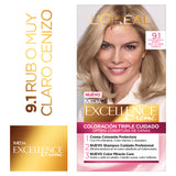 Tinte Excellence Creme 9.1 Rubio Muy Claro Cenizo