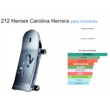 Perfume Carolina Herrera 212 Men Heroes Forever Young EDT 90 ML