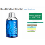 Set Benetton Colors Blue Man EDT 100 ml + Deo 150 ml