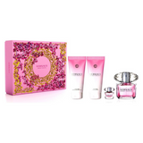 Versace Bright Crystal EDT spray 90ml + EDT 5ml + SHOWER GEL 100ml + BODY LOTION 100ml