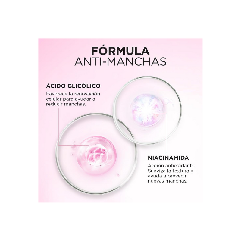 LOréal Paris Glycolic-Bright Gel-Crema Noche Anti-Manchas 50ml