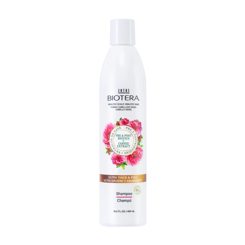 Biotera Shampoo Ultra Grueso y Abundante 450 ml Zotos Professional