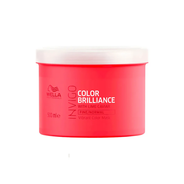 Máscara Invigo Color Brilliance With Lime Caviar 500 ml Wella Professionals