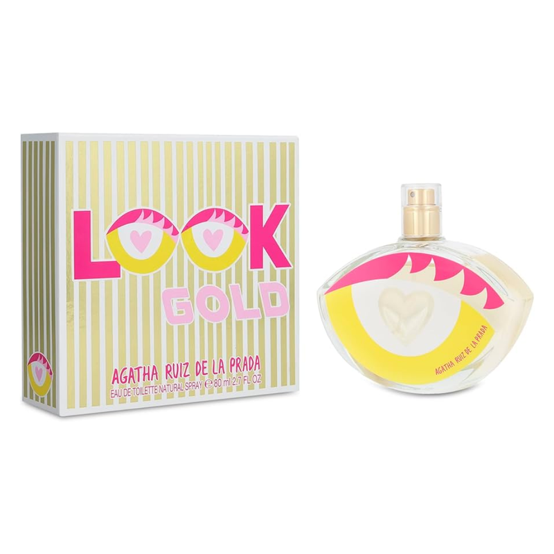 Perfume Agatha Ruiz De La Prada Look Gold EDT 80 ml + Muestra