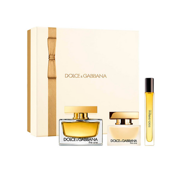 Set Perfume The One EDP 75 ml + Hair Mist 30 ml + Mini 10 ml Mujer de Dolce & Gabbana