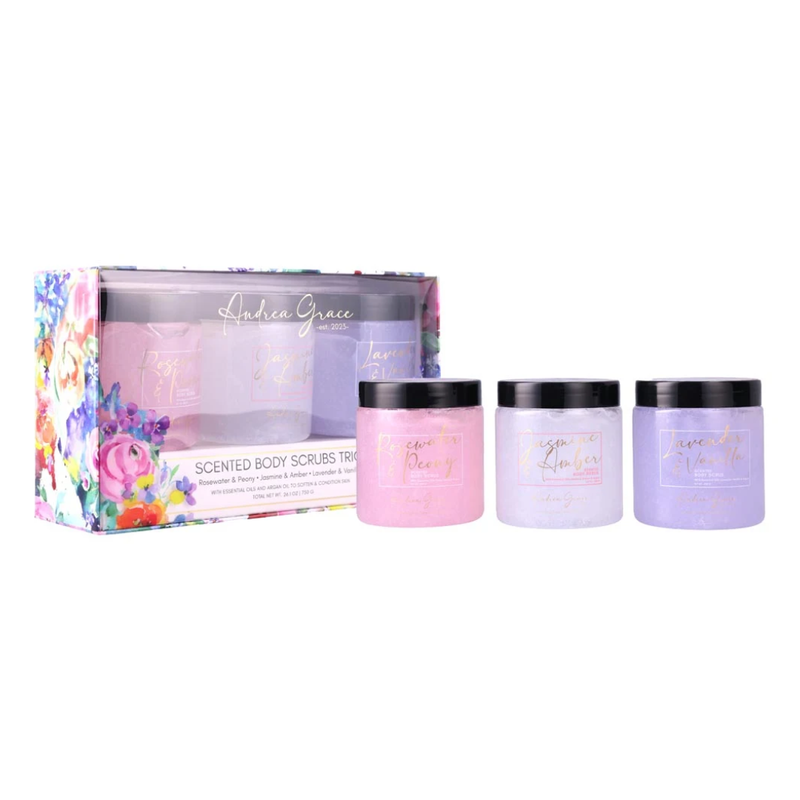 Set Trio Exfoliantes Corporales Body Luxuries