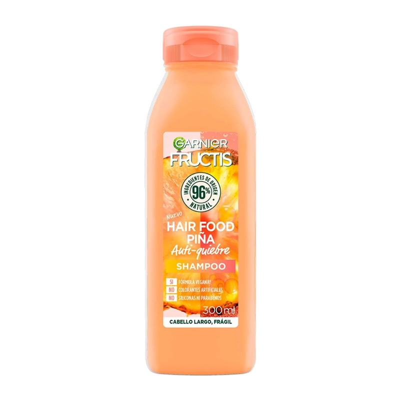 Shampoo Garnier Fructis Hair Food Piña Anti-Quiebre 300 ml