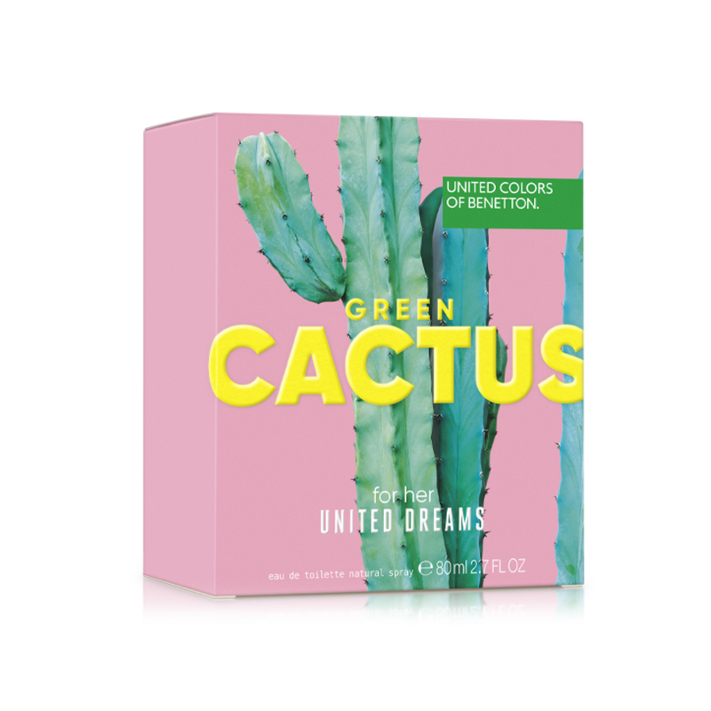 Perfume Benetton Green Cactus for Her United Dreams EDT 80 ml