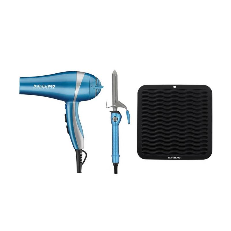 Kit BabylissPro Secador + ondulador y alfombra de mesa