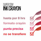 Labial Super Stay Ink Crayon 55 Make It Happen Maybelline